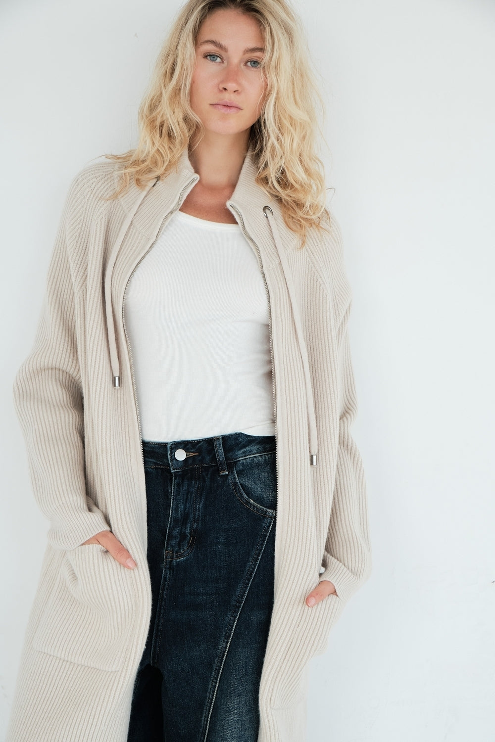 GILET DAEL CREME