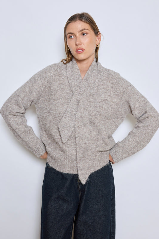 PULL KENZA TAUPE