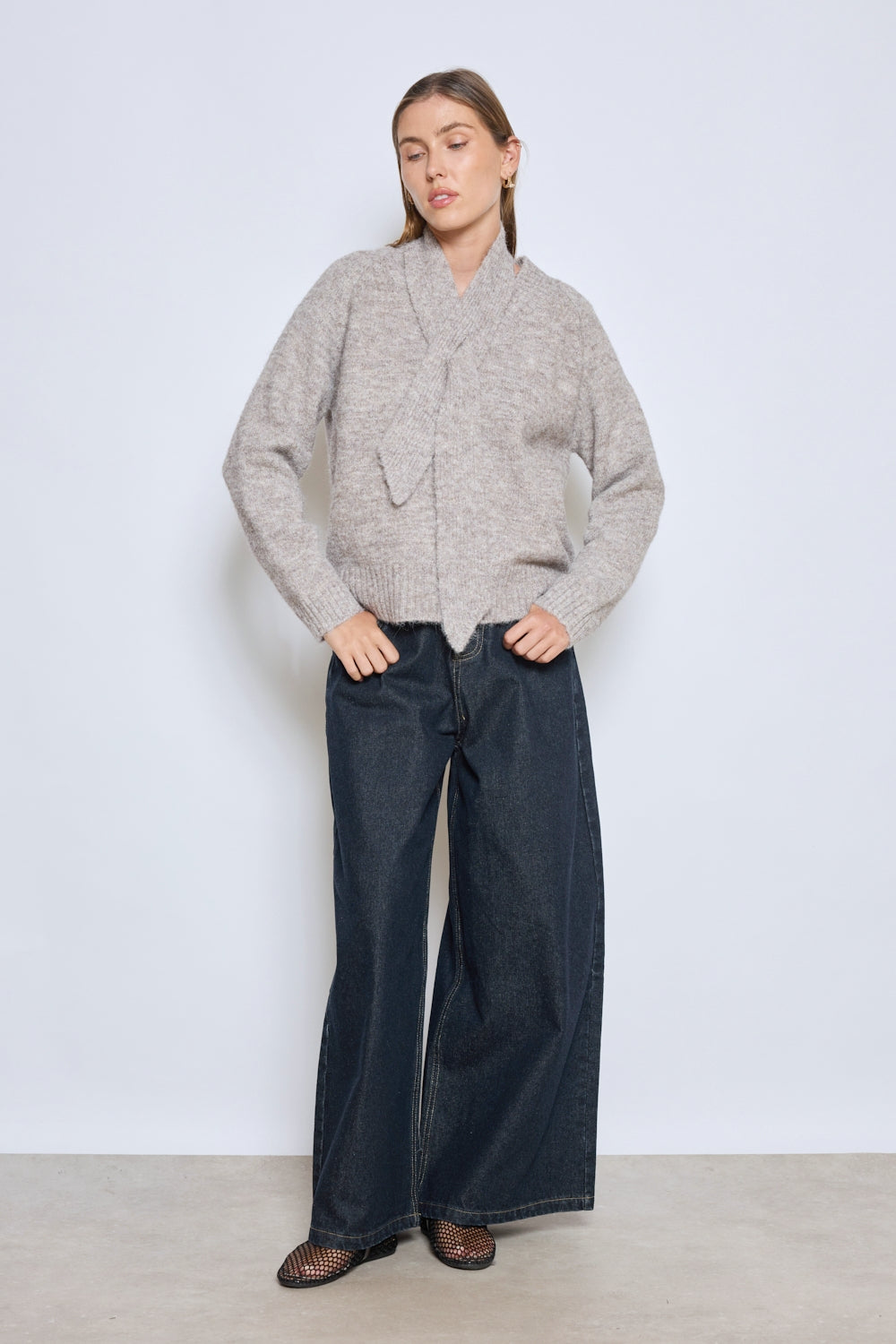 PULL KENZA TAUPE