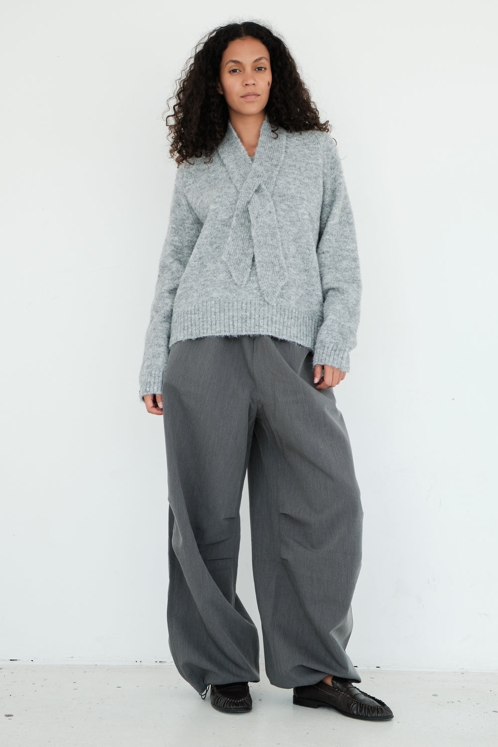 KENZA GREY SWEATER