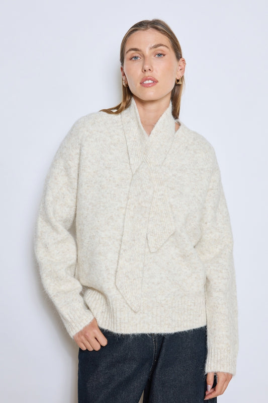 PULL KENZA ECRU