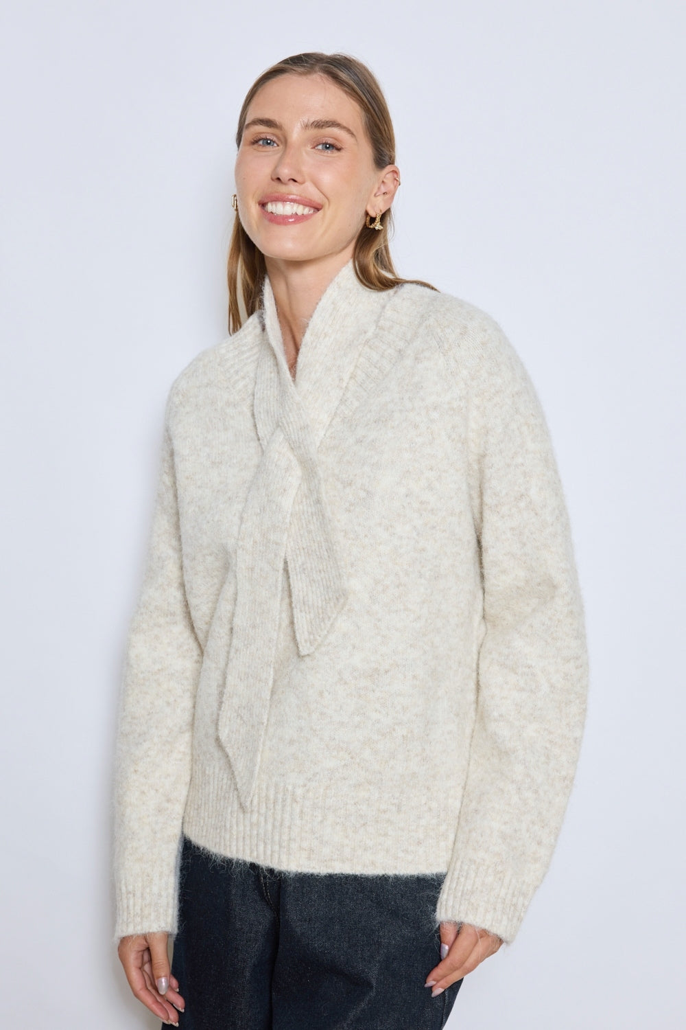 PULL KENZA ECRU