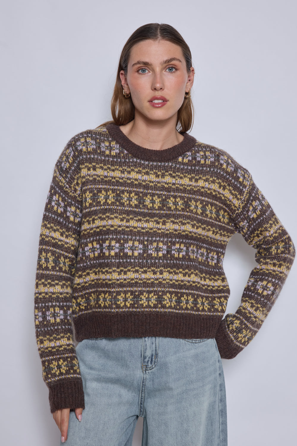 PULL TESSA CHOCOLAT