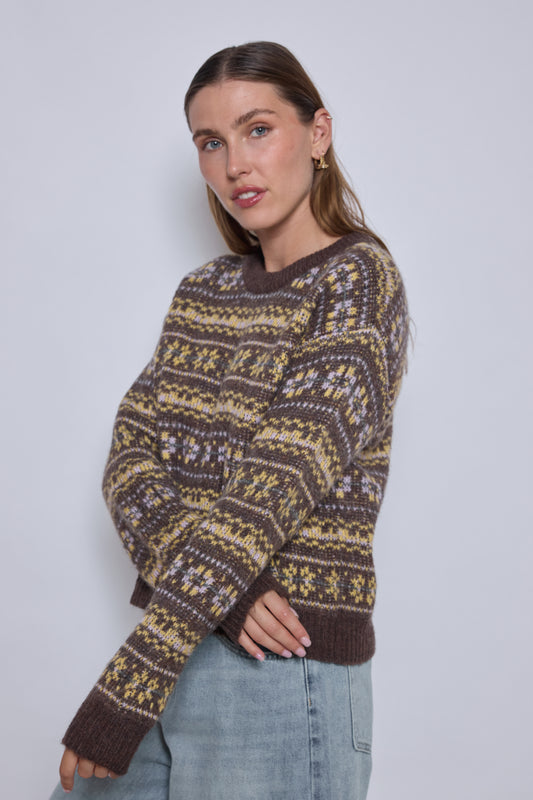 PULL TESSA CHOCOLAT