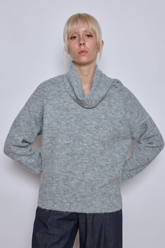 PULL AURELIE GRIS