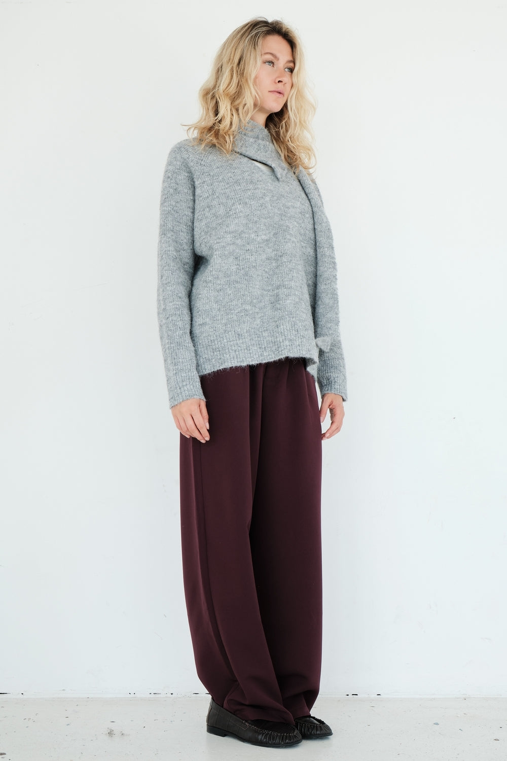 PULL AURELIE GRIS