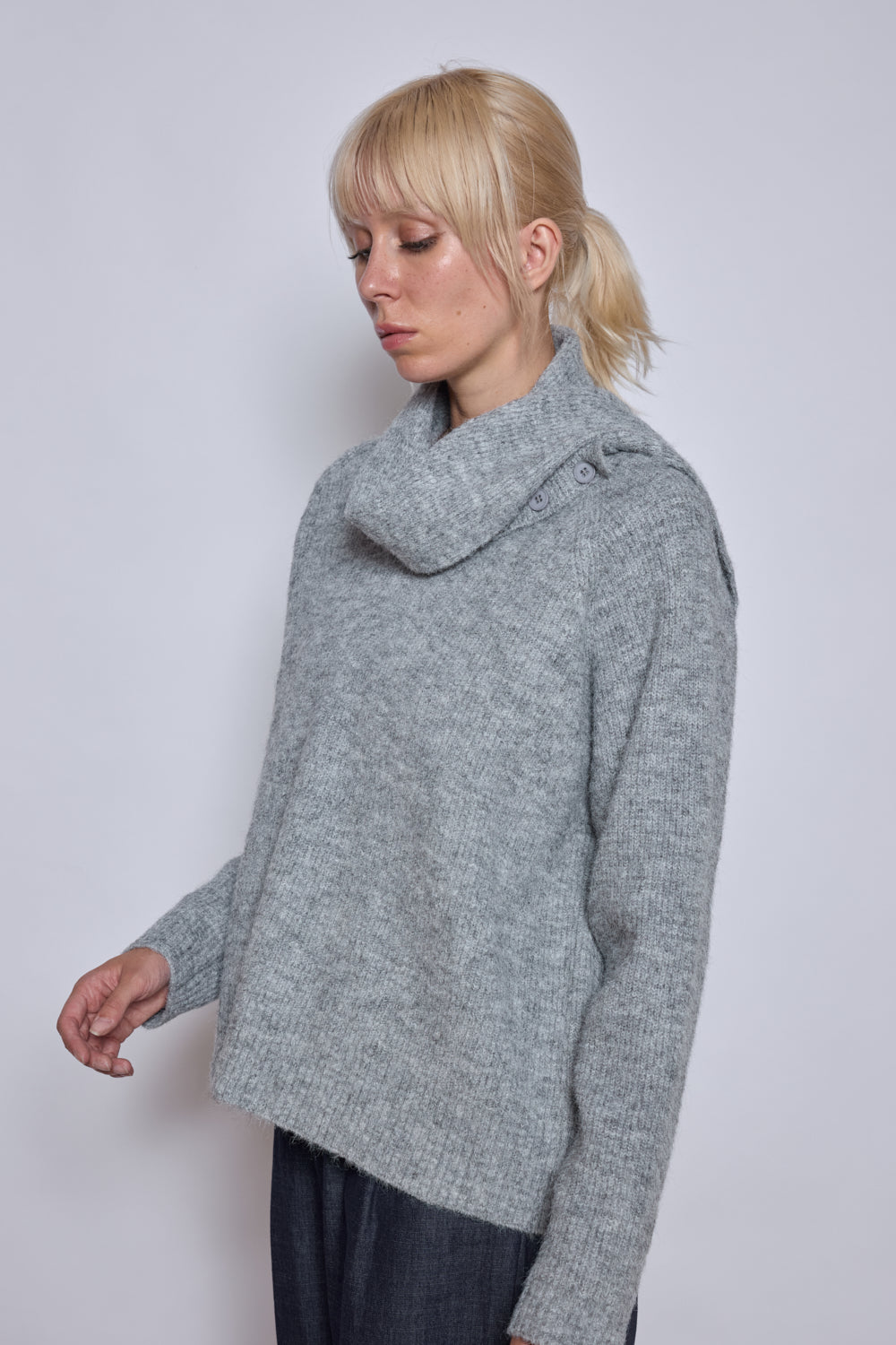 PULL AURELIE GRIS