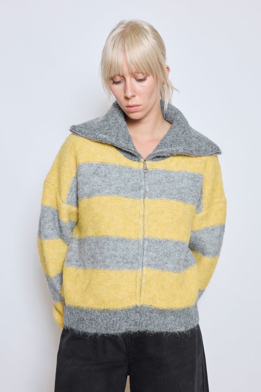 GILET NAWEL GRIS