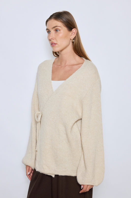 PULL PORTEFEUILLE LOU BEIGE