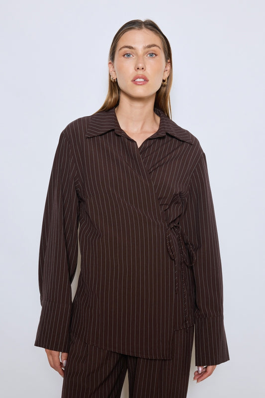 CHEMISE EMILIE CHOCOLAT
