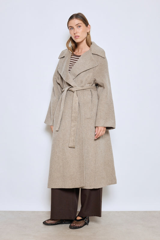 MANTEAU CATHY BEIGE
