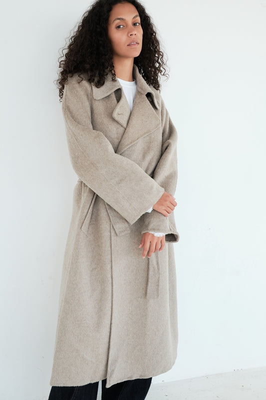 MANTEAU CATHY BEIGE