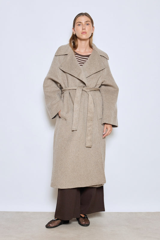 MANTEAU CATHY BEIGE