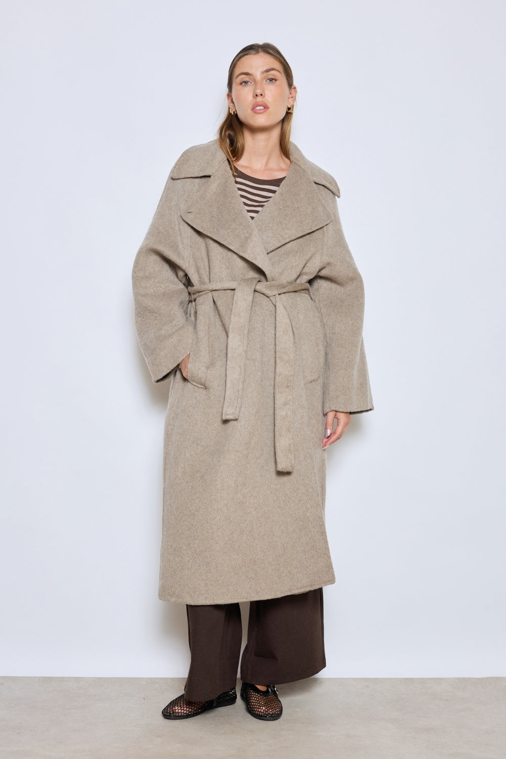 MANTEAU CATHY BEIGE