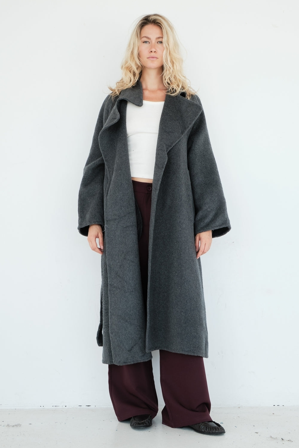 MANTEAU CATHY GRIS