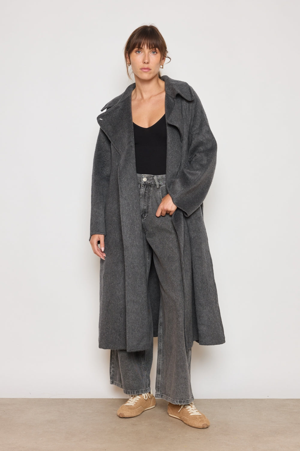 MANTEAU CATHY GRIS