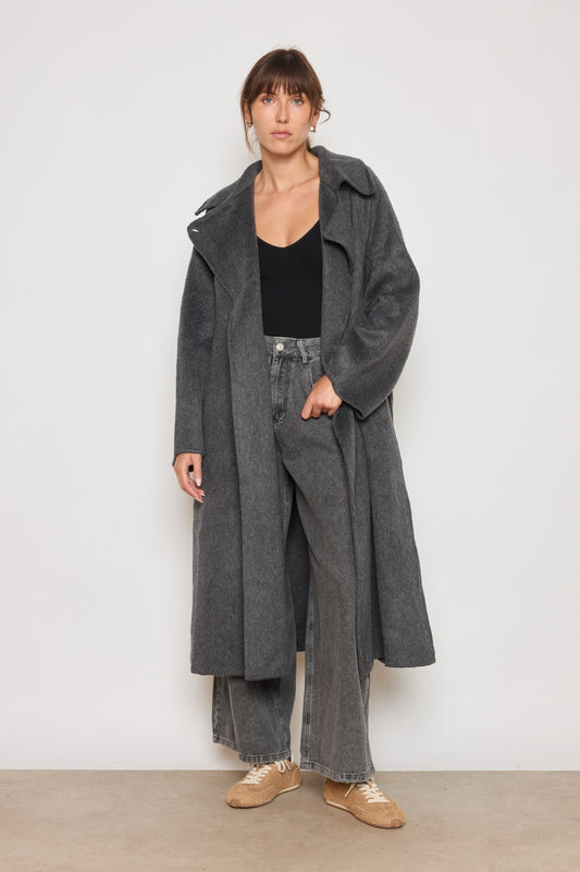 MANTEAU CATHY GRIS