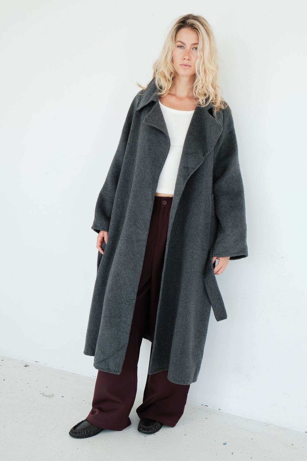 MANTEAU CATHY GRIS