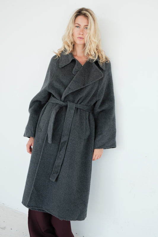 MANTEAU CATHY GRIS