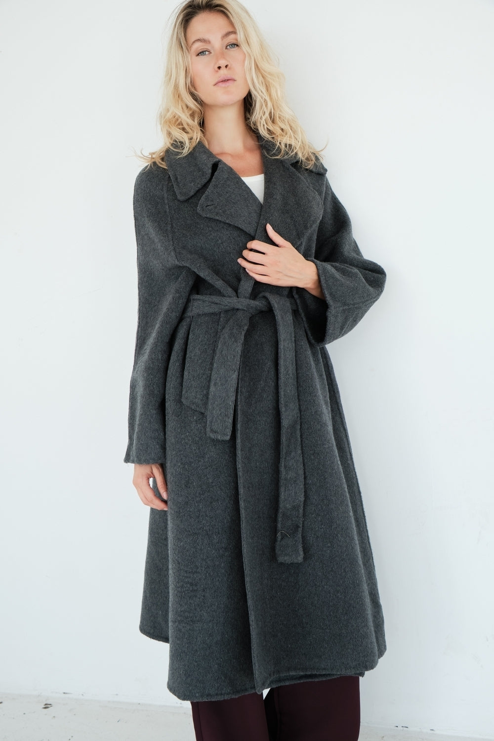 MANTEAU CATHY GRIS