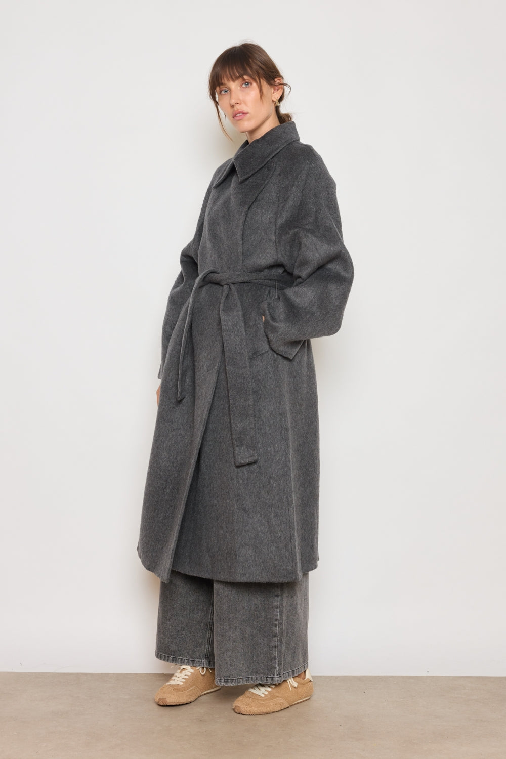 MANTEAU CATHY GRIS