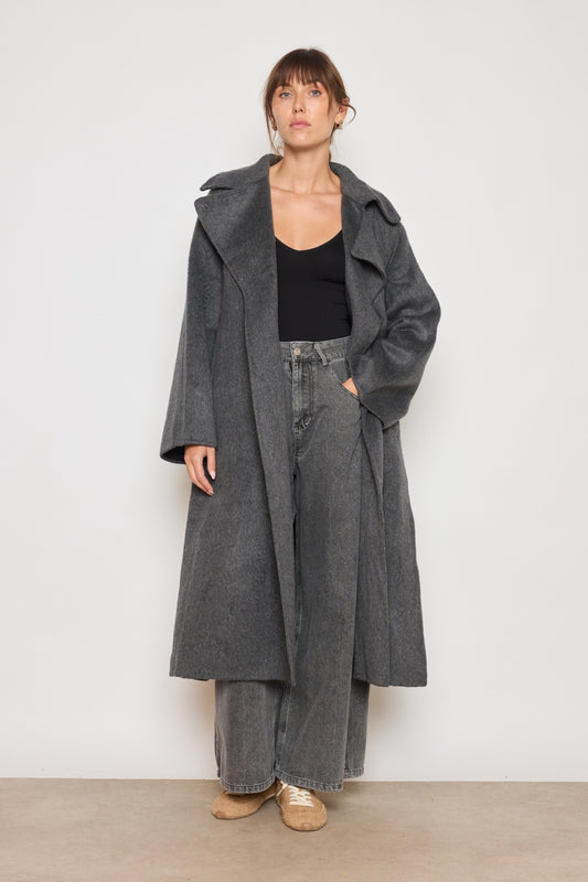MANTEAU CATHY GRIS