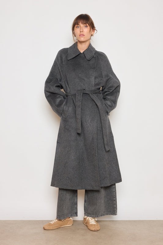 MANTEAU CATHY GRIS
