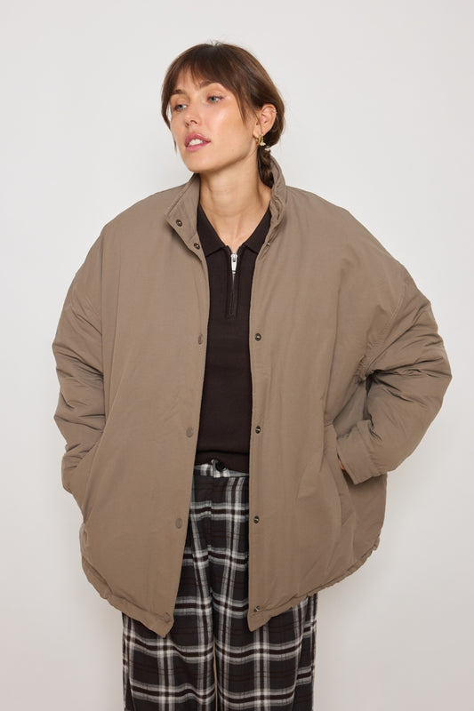 MANTEAU LOLA TAUPE