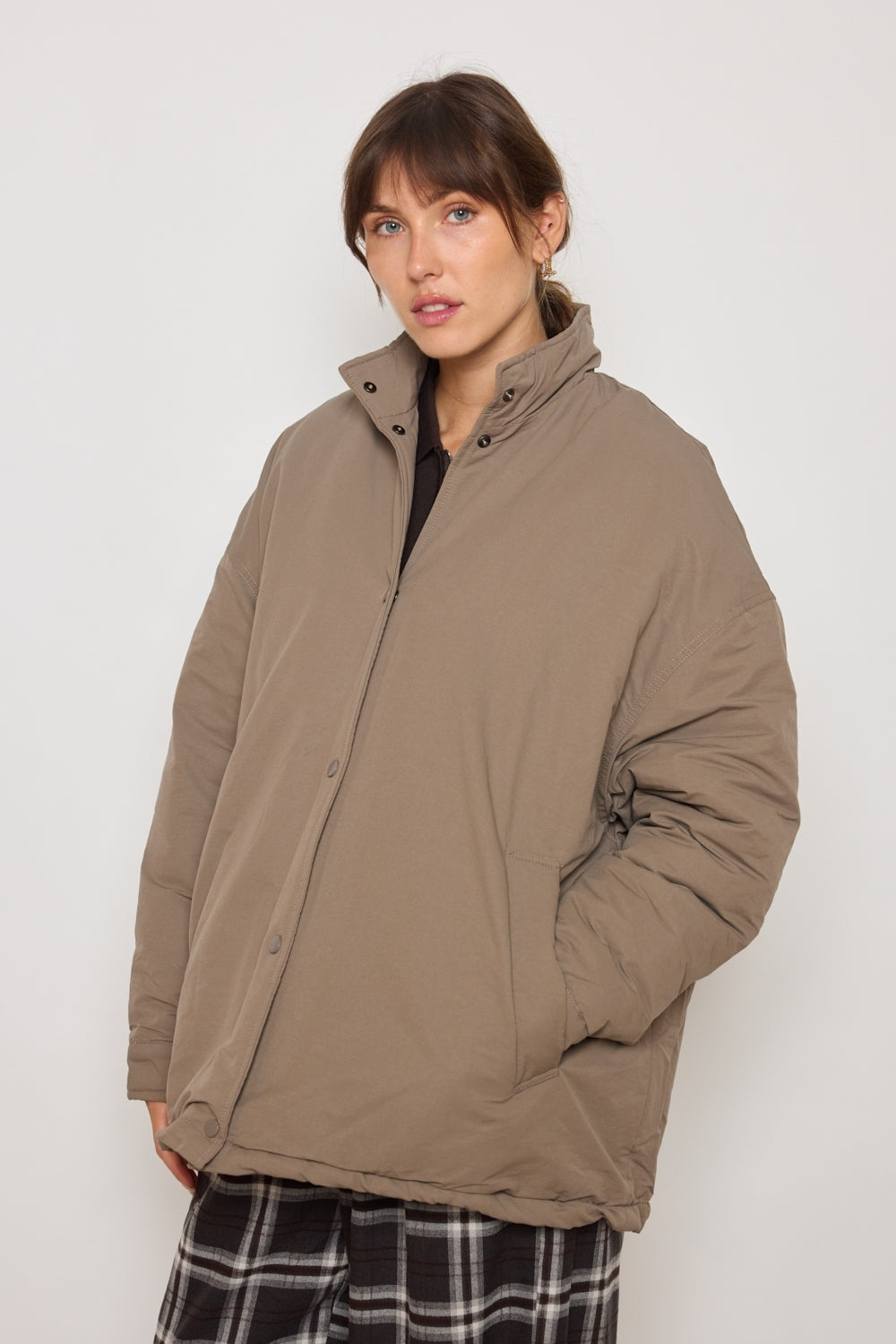 MANTEAU LOLA TAUPE