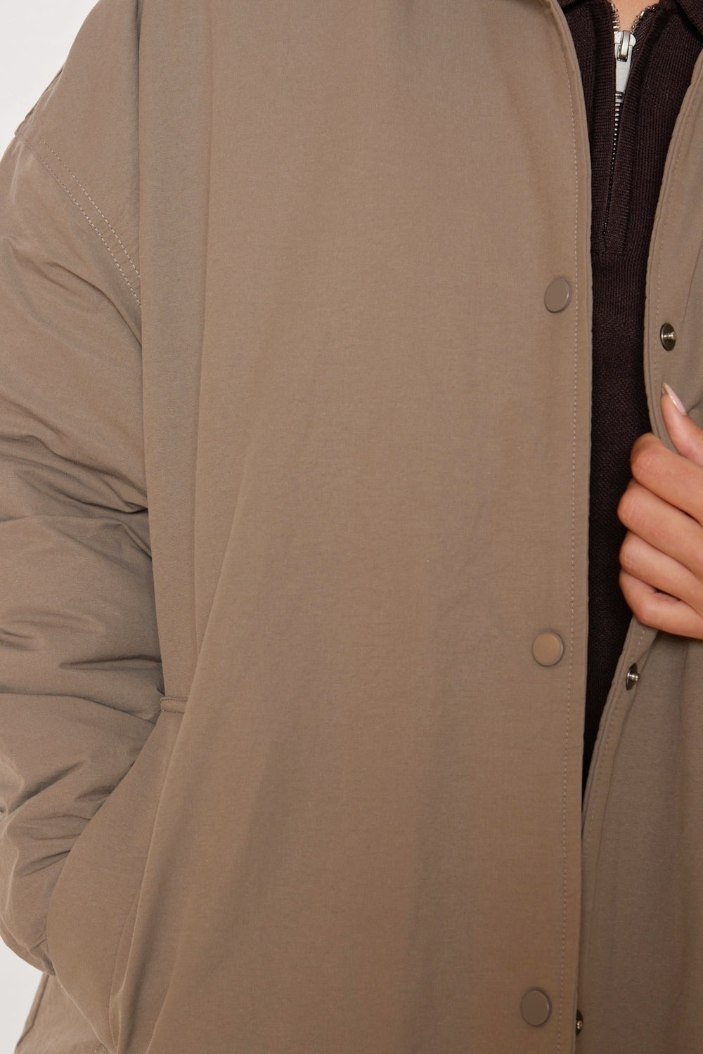 MANTEAU LOLA TAUPE