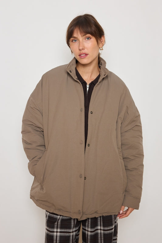 MANTEAU LOLA TAUPE
