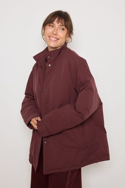 MANTEAU LOLA PRUNE