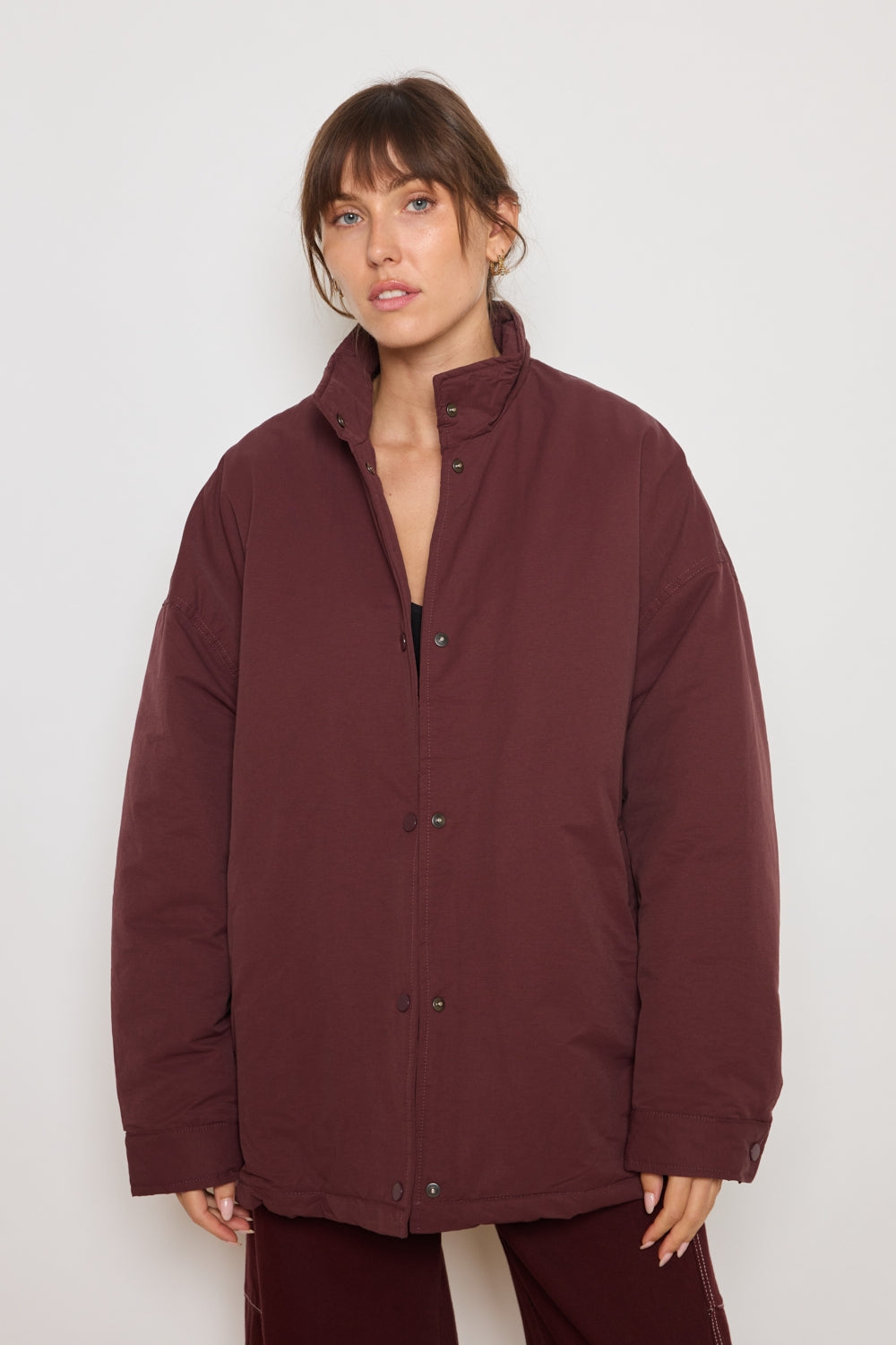 MANTEAU LOLA PRUNE