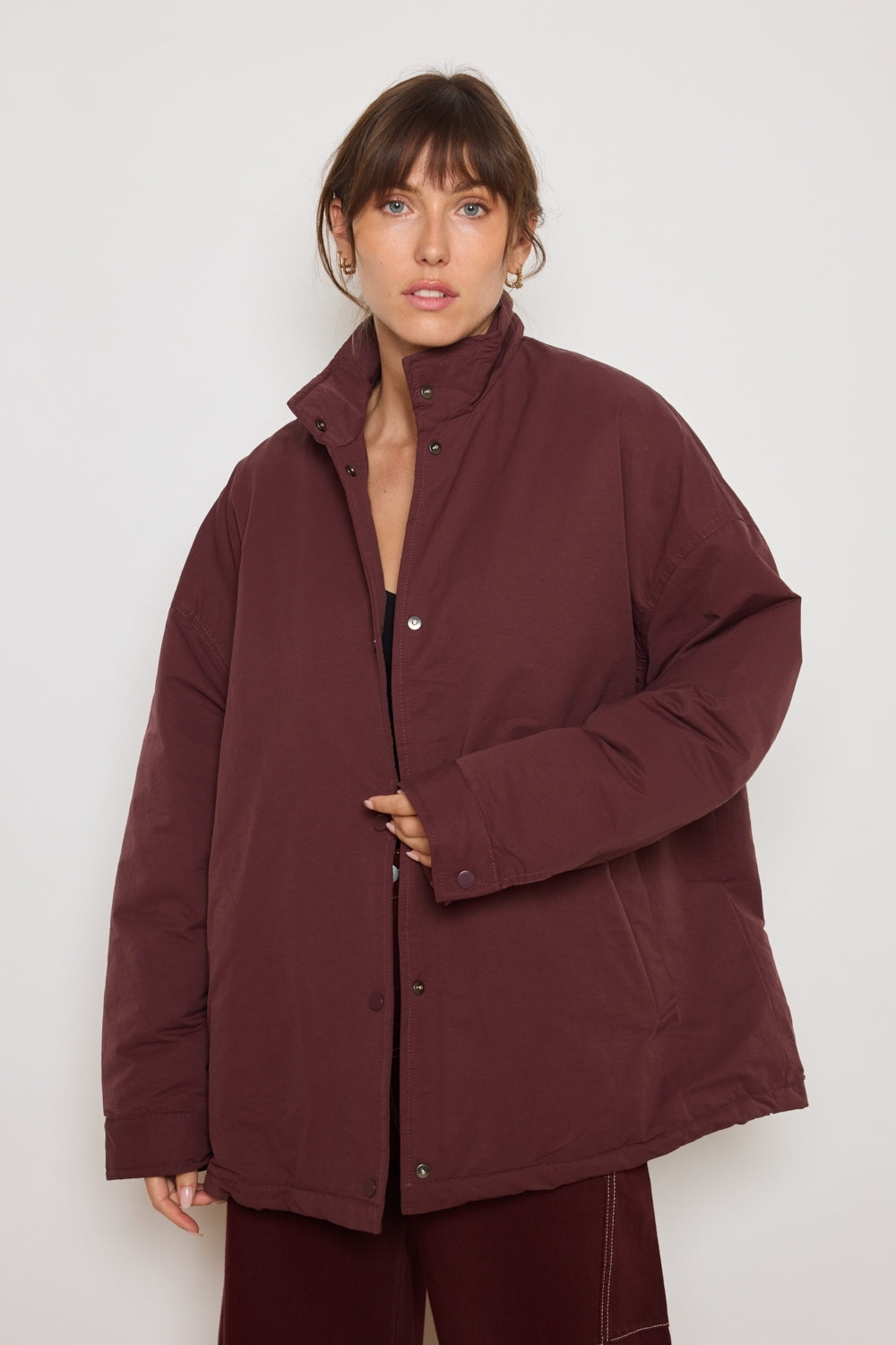MANTEAU LOLA PRUNE