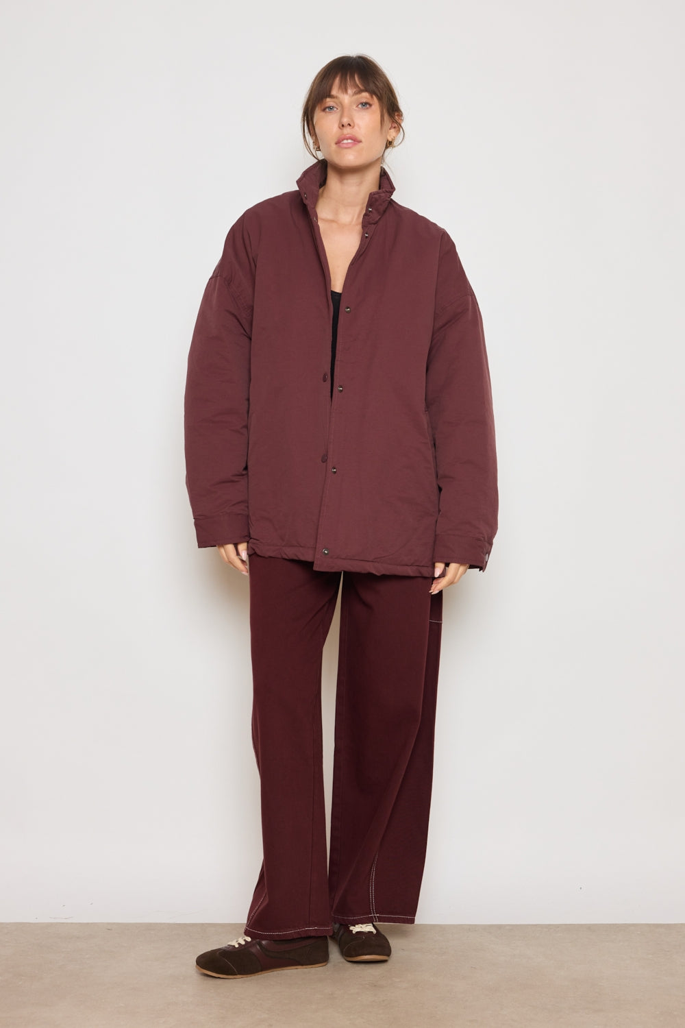 MANTEAU LOLA PRUNE