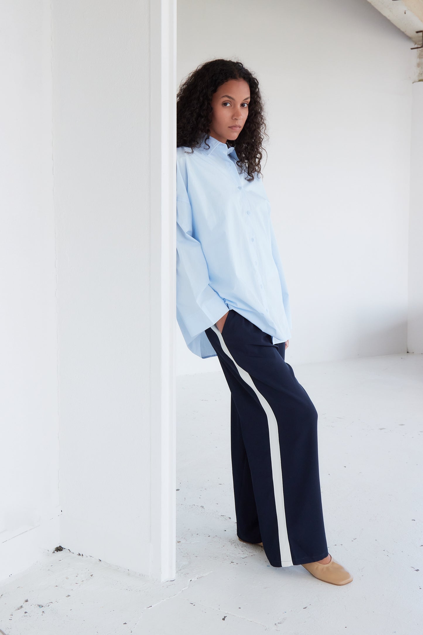 CHEMISE OLGA BLEU CIEL