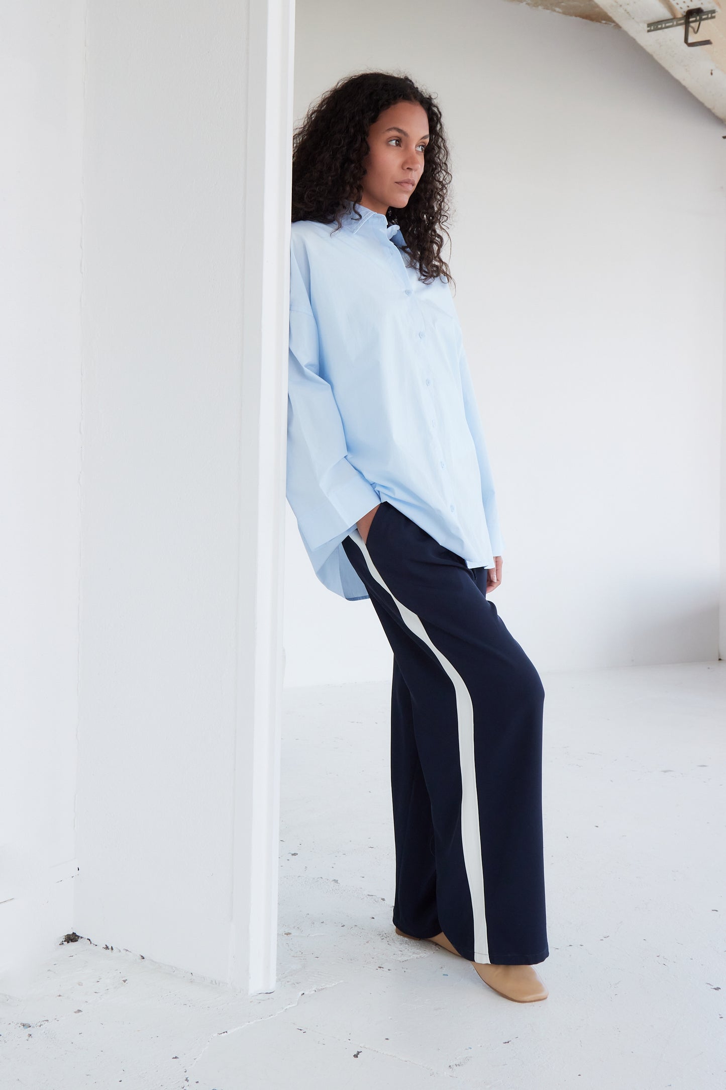 CHEMISE OLGA BLEU CIEL