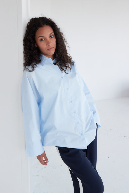 CHEMISE OLGA BLEU CIEL