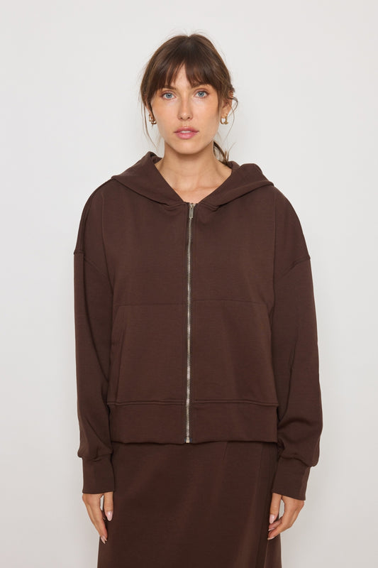 GILET NELLY CHOCOLAT