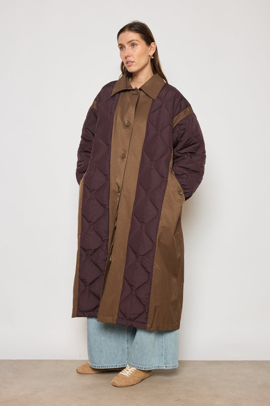 MANTEAU NOLAN CHOCOLAT