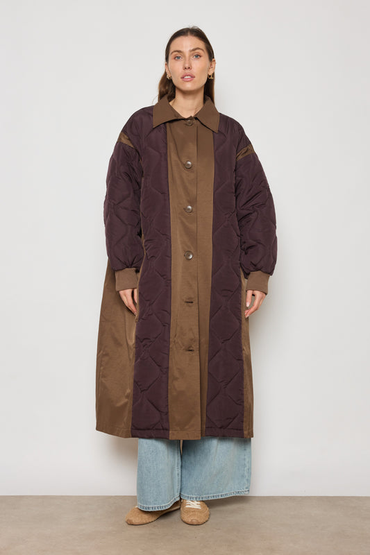 MANTEAU NOLAN CHOCOLAT
