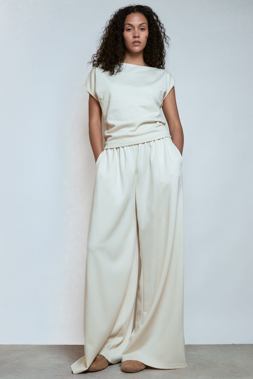 PANTALON COLIN ECRU