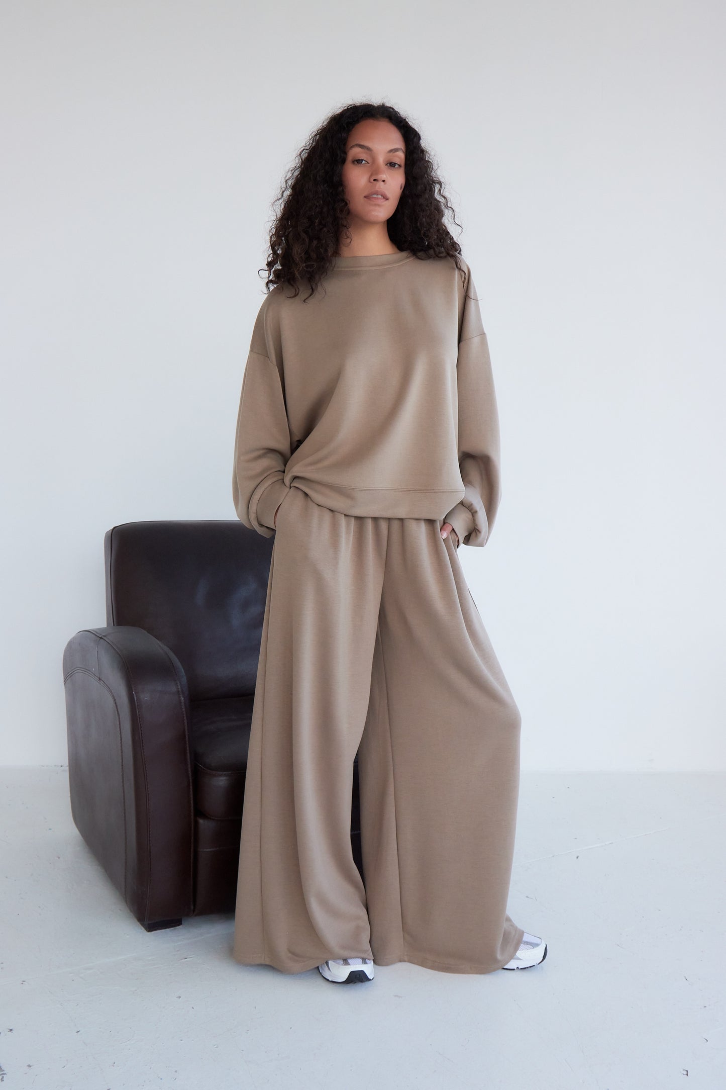 PANTALON COLIN TAUPE