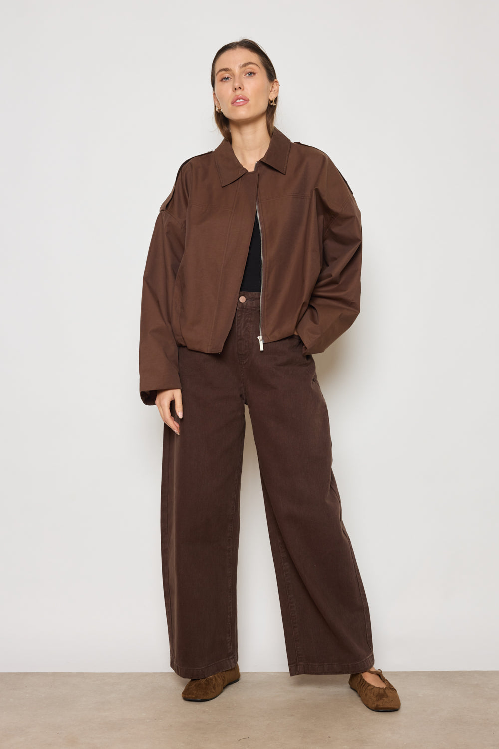 VESTE HELOISE CHOCOLAT