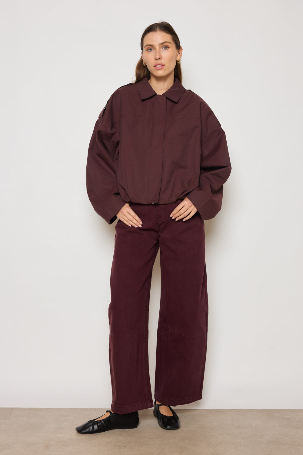 VESTE HELOISE PRUNE