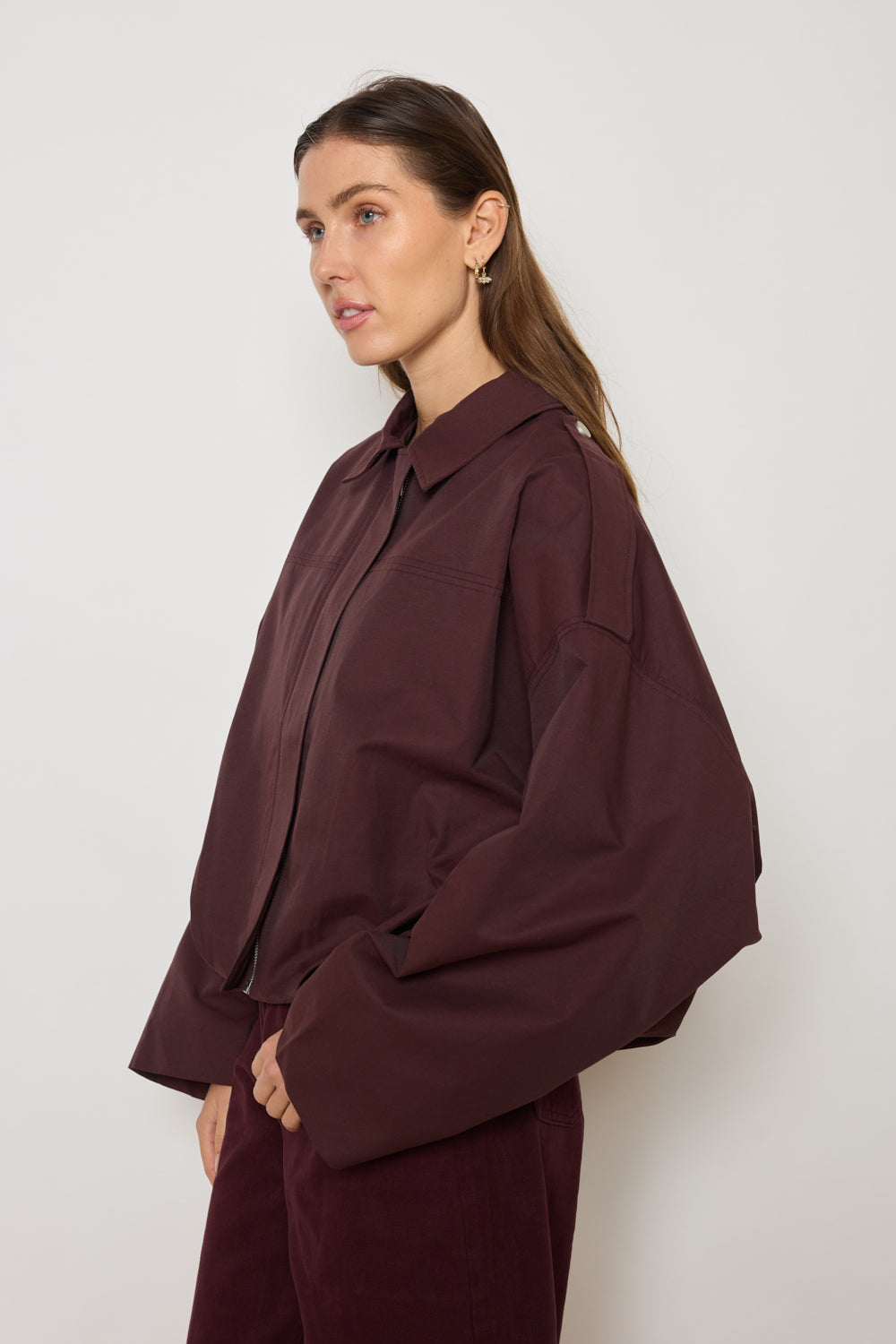 VESTE HELOISE PRUNE