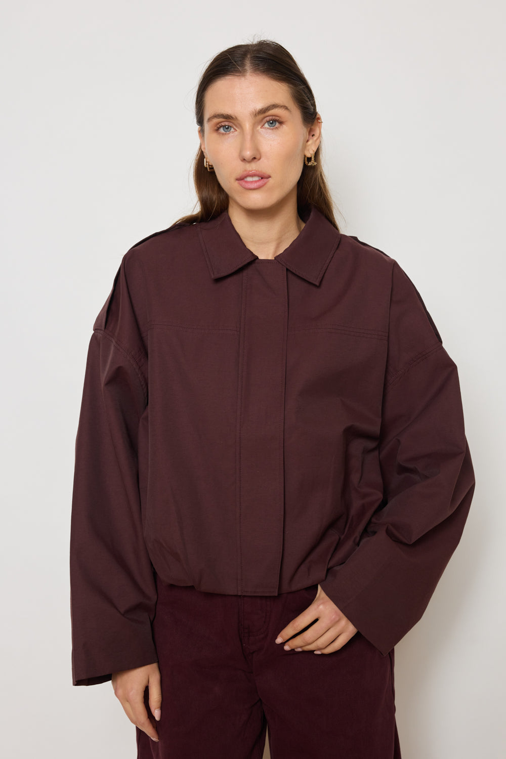 VESTE HELOISE PRUNE