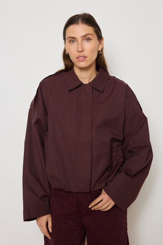VESTE HELOISE PRUNE