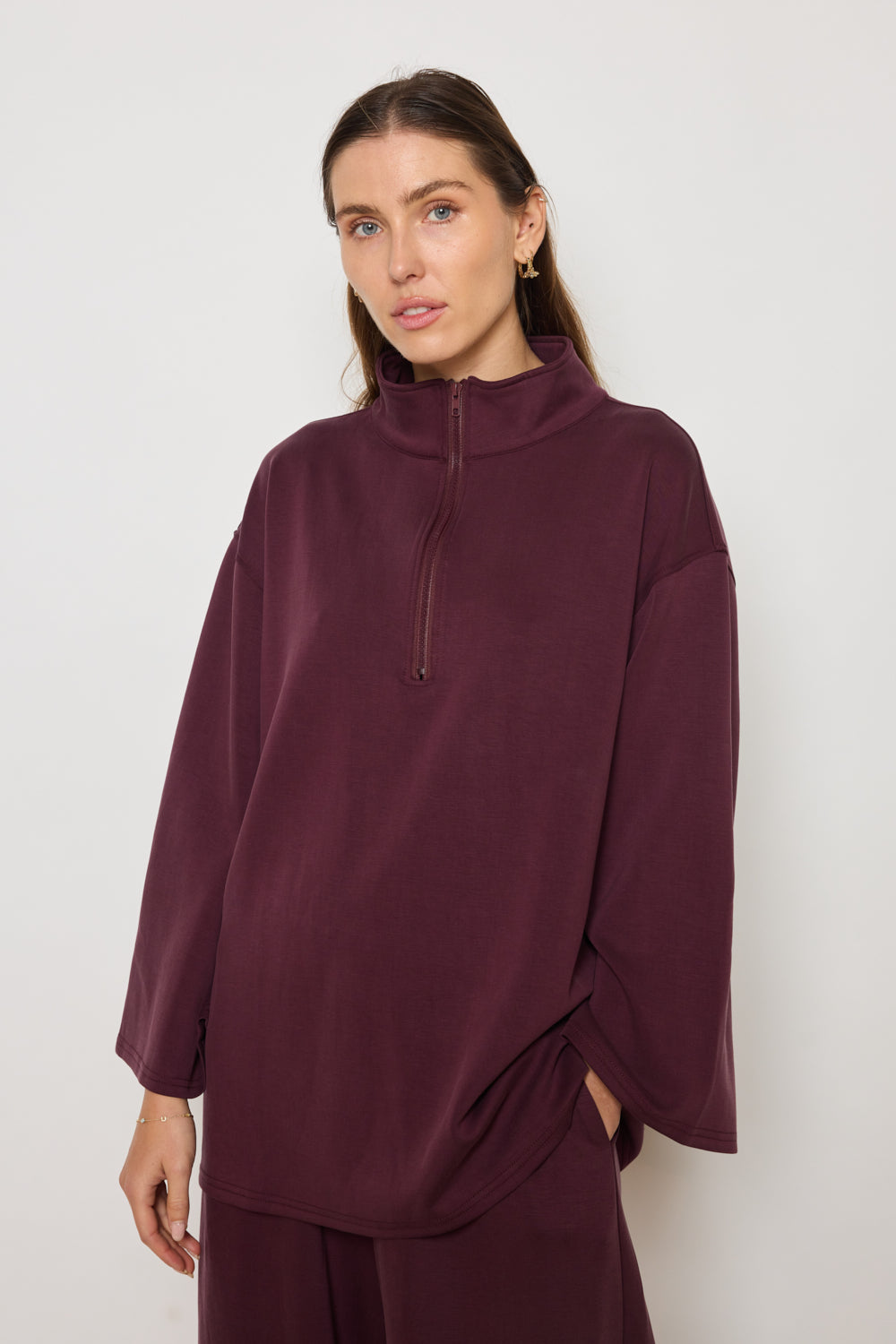 SWEAT VERO PRUNE