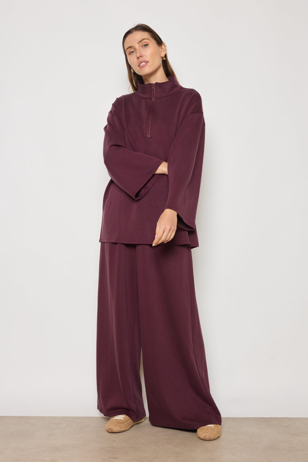 SWEAT VERO PRUNE